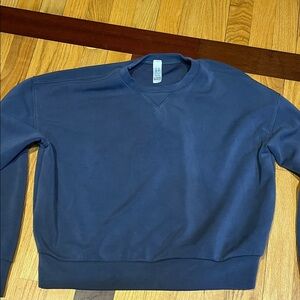 SPANX Men's Crewneck Sweater in Deep Blue